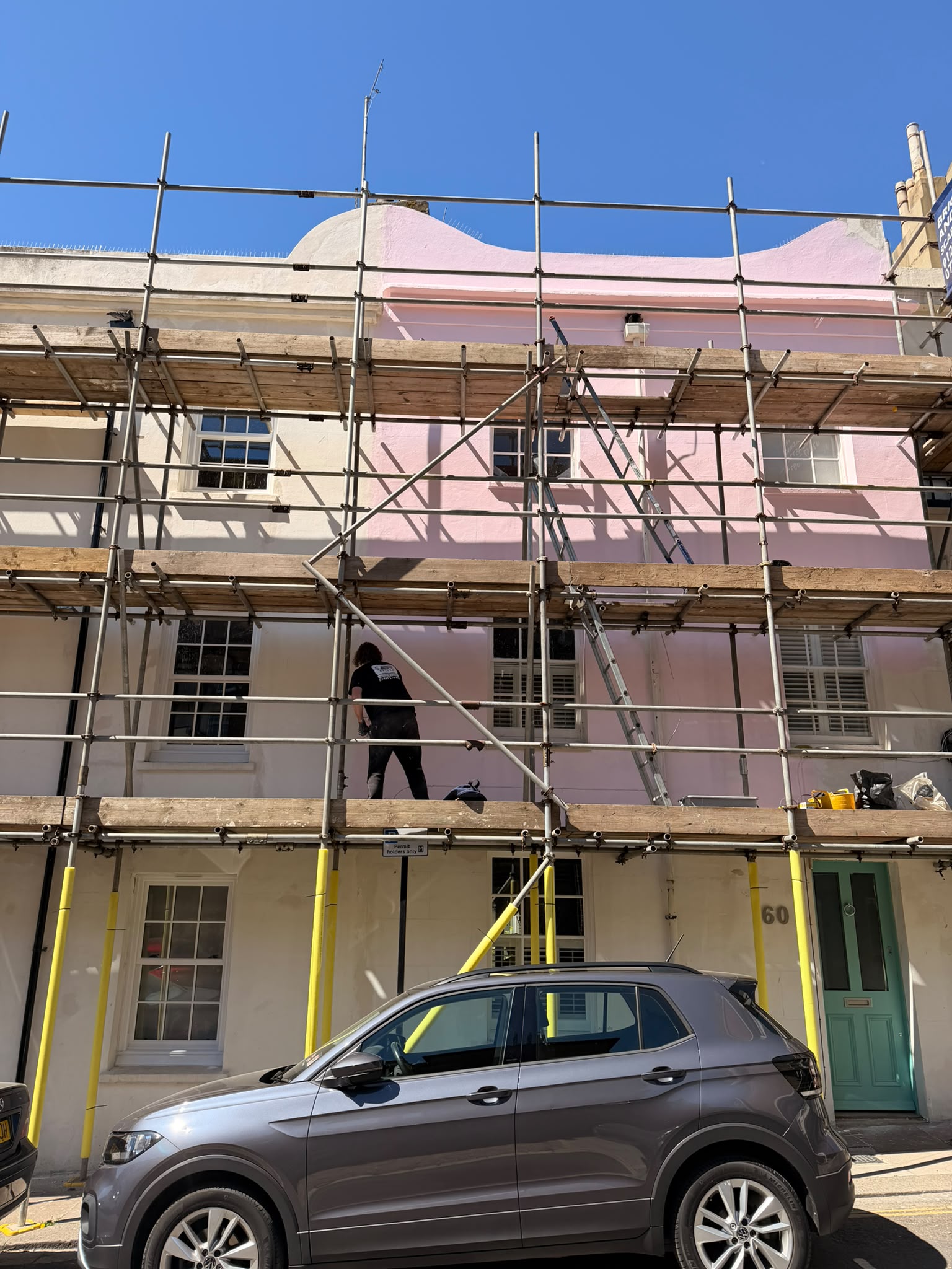 Safe-Bricks specialist brickwork on a Brighton period property
